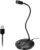 JOUNIVO USB Microphone – 360 Degree Adjustable, Gooseneck, Noise-Canceling, Mute Button