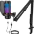 Shure MV6 USB Microphone – Dynamic USB-C Mic with Voice Isolation, DSP Control