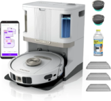 Shark PowerDetect AV2800ZE Robot Vacuum – 2-in-1 Robot Vacuum & Mop for Carpets & Hard Floors
