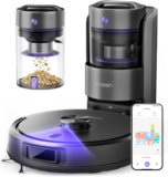 Airzeen Q20 Ultra Robot Vacuum – 6000Pa Suction, Self-Emptying, LiDAR Navigation, Schedule