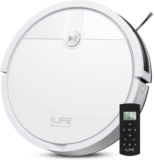 ILIFE V2 Robot Vacuum – Self-Charging, Pet Hair and Hard Floors, 120 Min Runtime