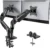 HUANUO Dual Monitor Stand – Fully Adjustable, VESA Mount for 13–32″ Computer Screens