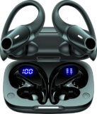 GOLREX Wireless Earbuds – 80H Playtime, LED, Audio Clear Calls, Active Noise Cancelling