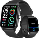 Fitpolo Smartwatch – Heart Rate/Sleep/SpO2 Monitor, Answer/Make Calls