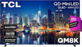 TCL 98″ QM8K TV – Mini LED QLED 4K, 120-144Hz
