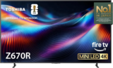 TOSHIBA 65″ 4K UHD TV – QLED, Native 144Hz, HDR10+, Dolby Vision IQ