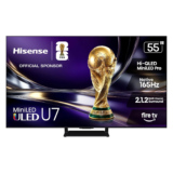 Hisense 55″ U7 Mini-LED TV – 4K UHD, 165Hz VRR