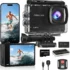 Ahlirmoy 4K Mini Action Camera – 64GB, Waterproof