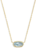Kendra Scott Elisa Pendant Necklace – 14k Gold-Plated Jewelry
