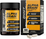 ONNIT Alpha Brain Supplement – Memory & Focus Capsules