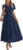 BTFBM Women’s Midi Maxi Dress – V Neck, Pockets