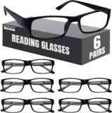 Boost Reading Glasses – Black Frames, Spring Hinges
