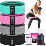 Vergali Resistance Bands – 4 Fabric Booty Bands Set