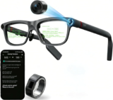 Domars AR Smart Glasses – HD Camera, HUD Teleprompter, 268 Language Translation