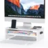 HUANUO Dual Monitor Stand – Fully Adjustable, VESA Mount for 13–32″ Computer Screens