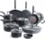 T-Fal Cookware Set – Hard Anodized, Nonstick, 17-Piece