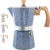 GROSCHE Milano Moka Pot – Indigo, 9 Cup Capacity, Espresso maker