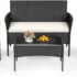 Devoko Patio Set – 3-Piece Rattan Wicker Furniture